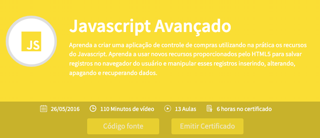Curso de JavaScript Avançado 1