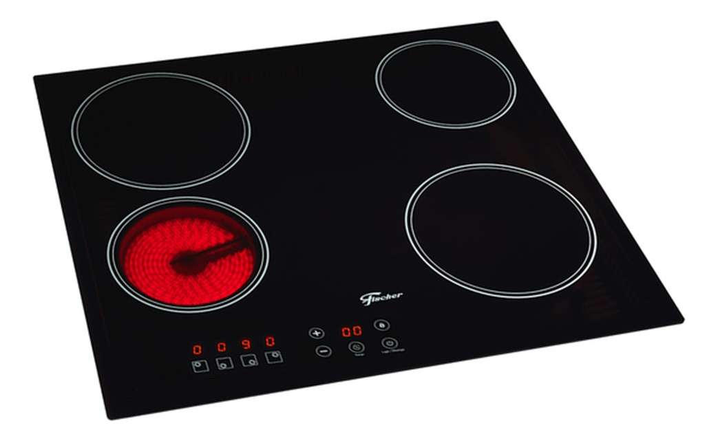 Cooktop Elétrico Fischer 4 Bocas com Touch Screen Vitrocerâmica 2