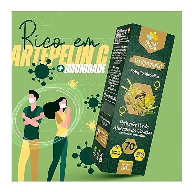 Verdprópolis Solução Alcoolica 70% 3
