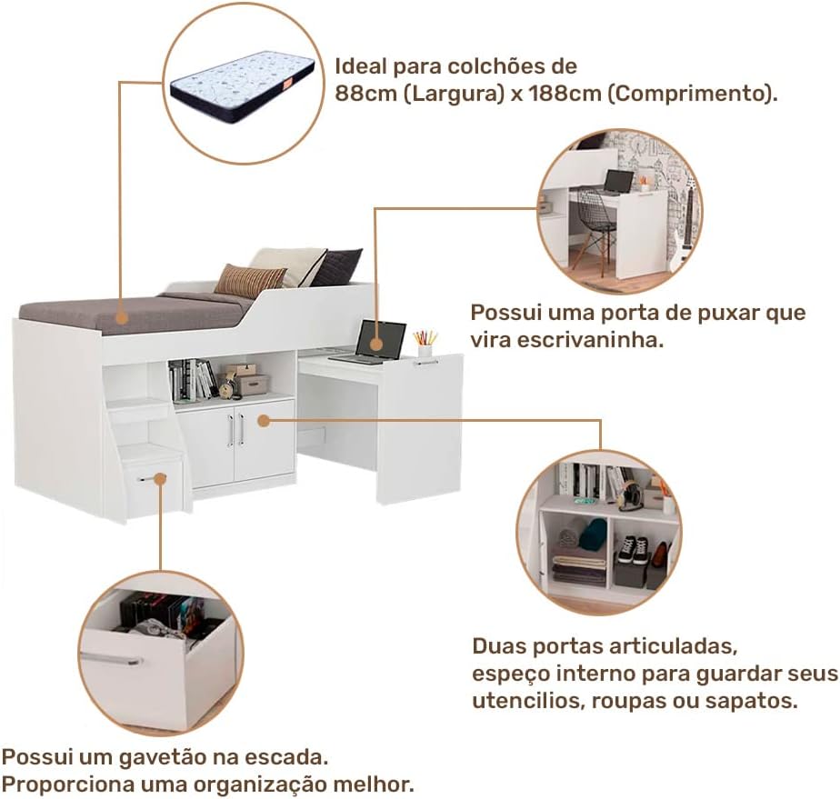 Cama Multifunção Bianca 4