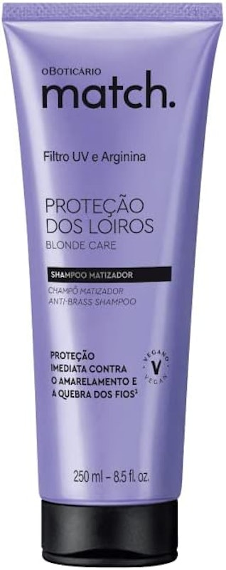 Shampoo Matizador Match. Proteção dos Loiros 1