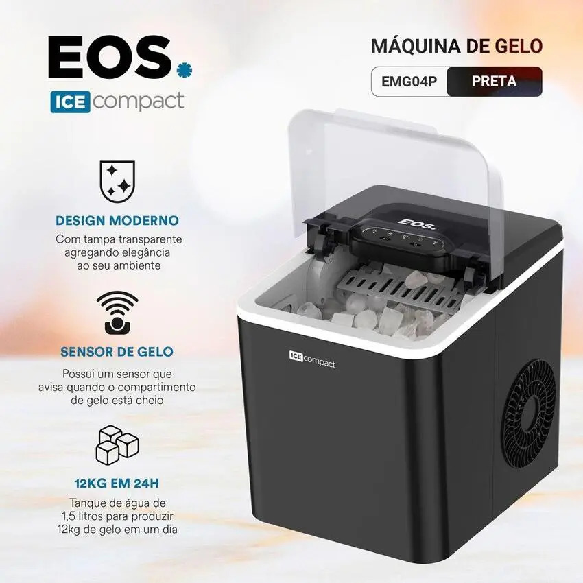 Máquina de Gelo EOS Ice Compact 3