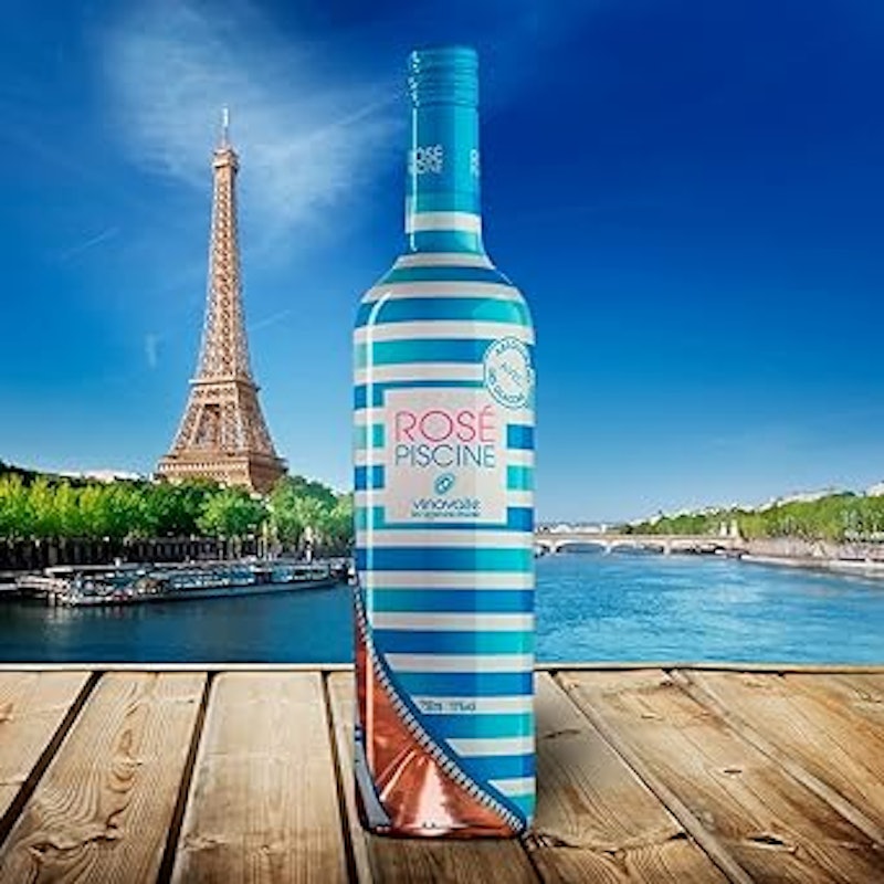 Rose Piscine Stripes Vinho Francês Edição Paris 2