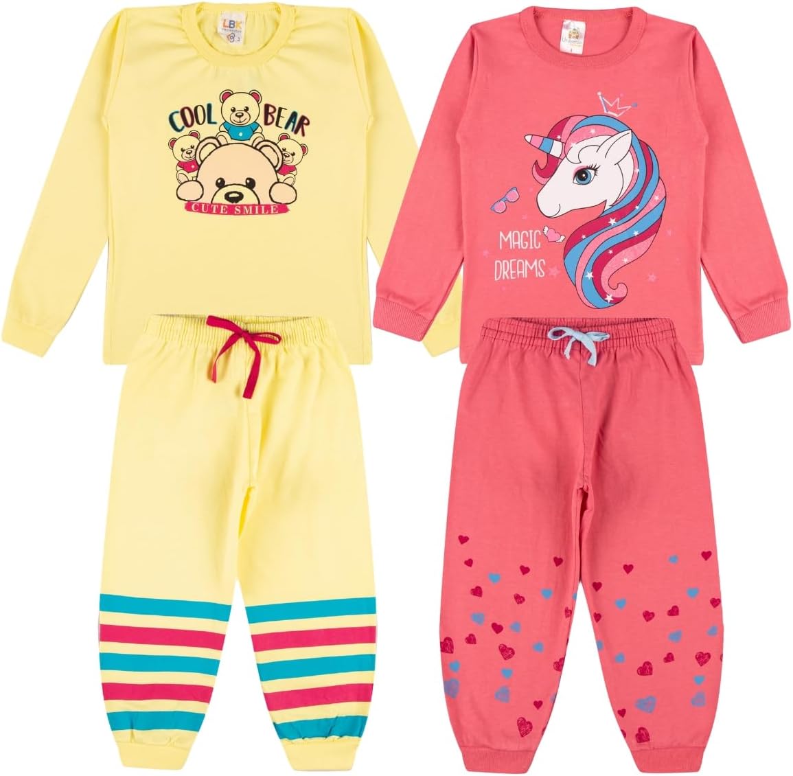 Kit Sortido 3 Pijamas Infantis Menina 3