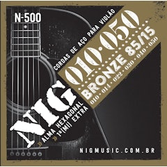 Encordoamento para Violão de Aço Nig Music