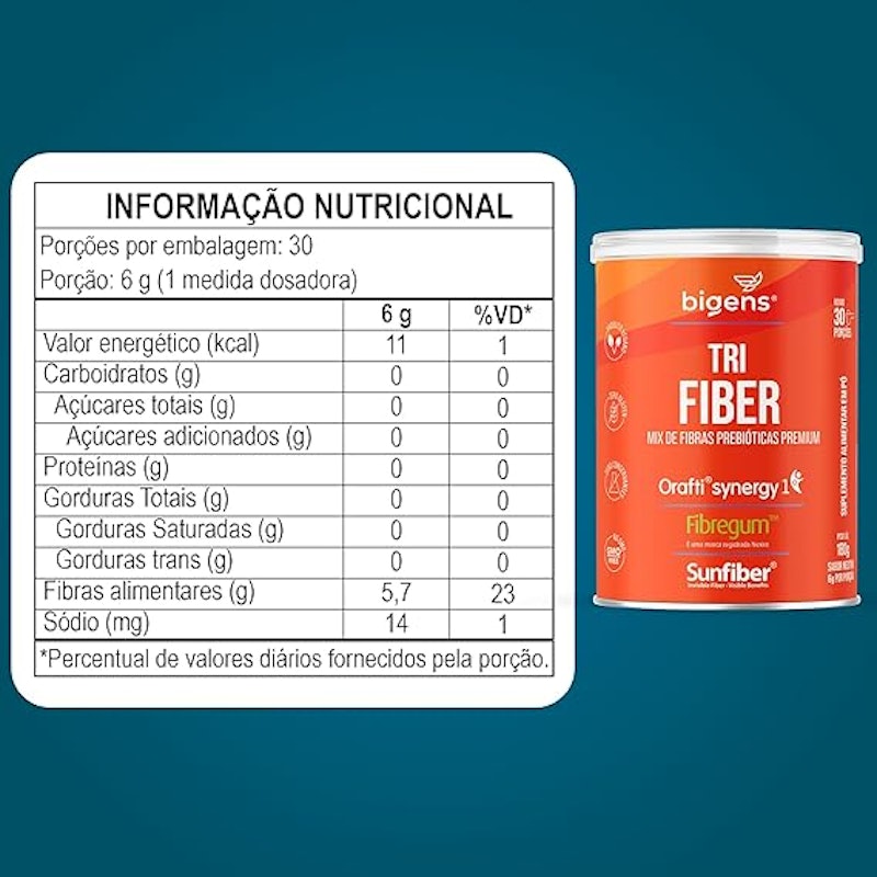 Tri Fiber Mix de Fibras Prebióticas Premium 2