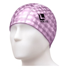 Touca de Natação PU Rosa Vollo Adulto