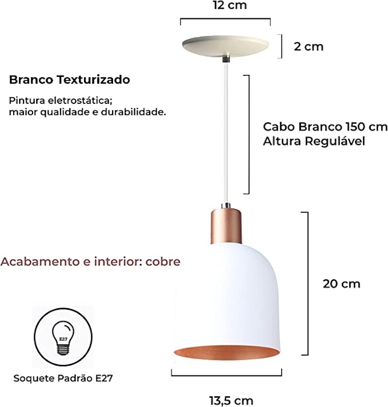 Kit 2 Pendentes Lustre Luminária Open 3