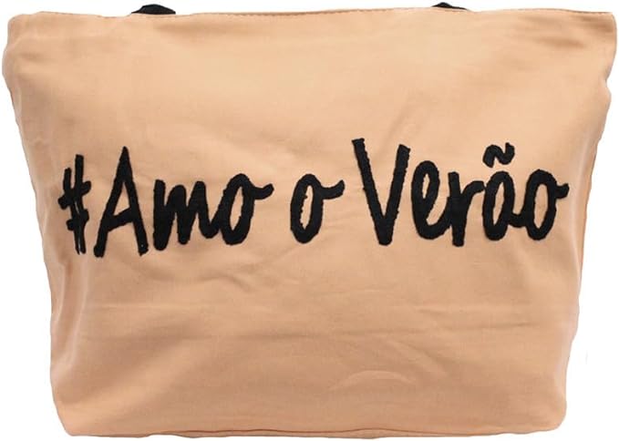 Bolsa de Ombro Lona Feminina Praia 1