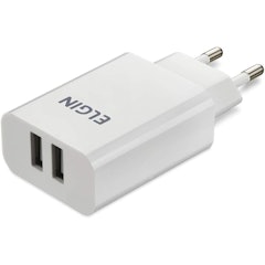 Carregador USB para Tomada com 2 Saídas