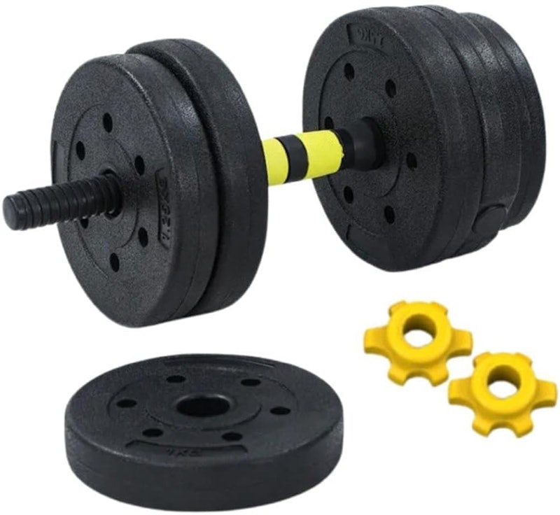 Kit Halteres Ajustáveis 6 em 1 com Barra Central 30 Kg 4