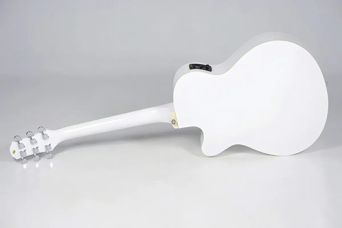 Violão Eletroacústico Aço Berlin WH Branco 5