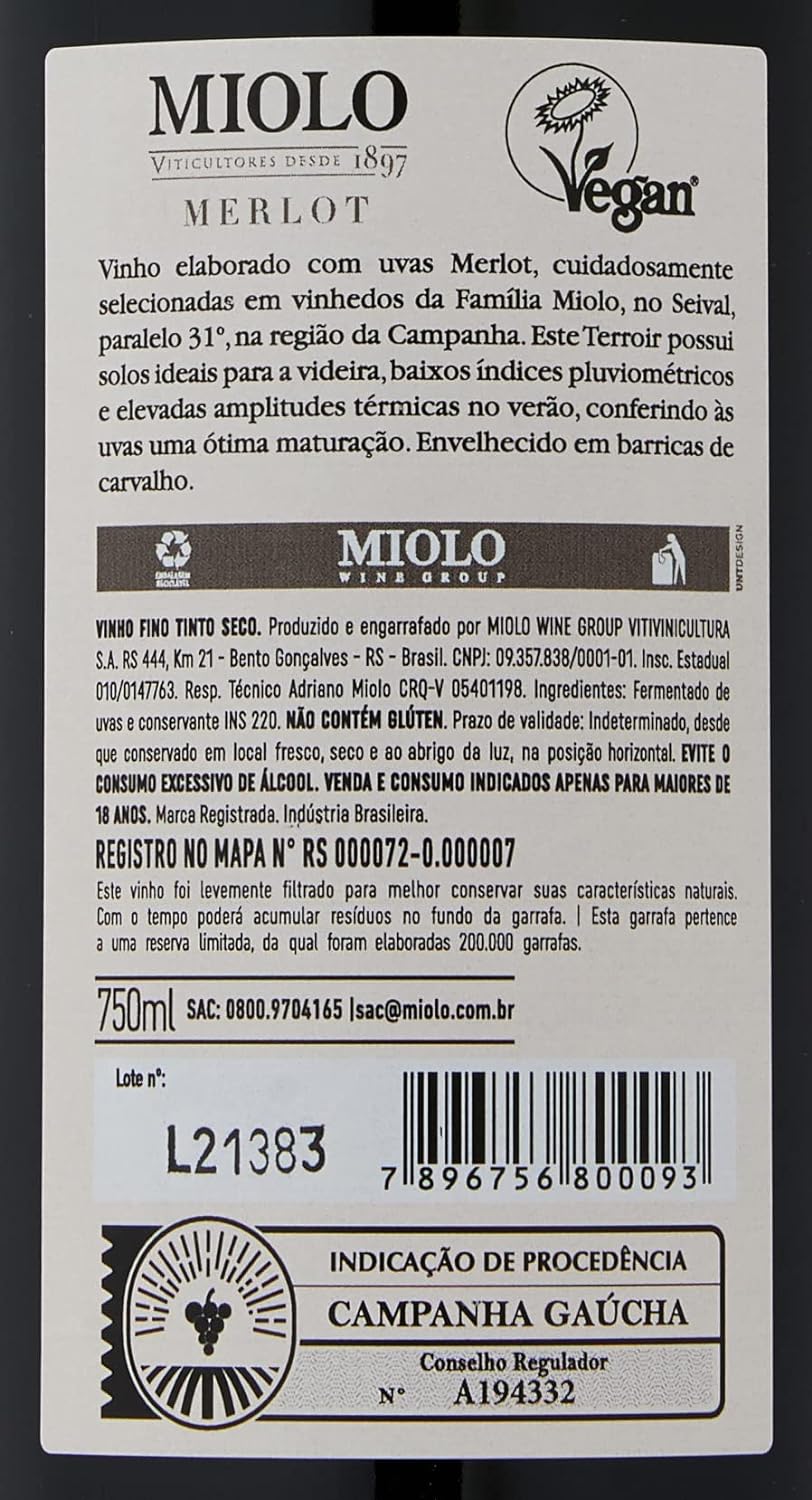 Vinho Miolo Reserva Merlot 3
