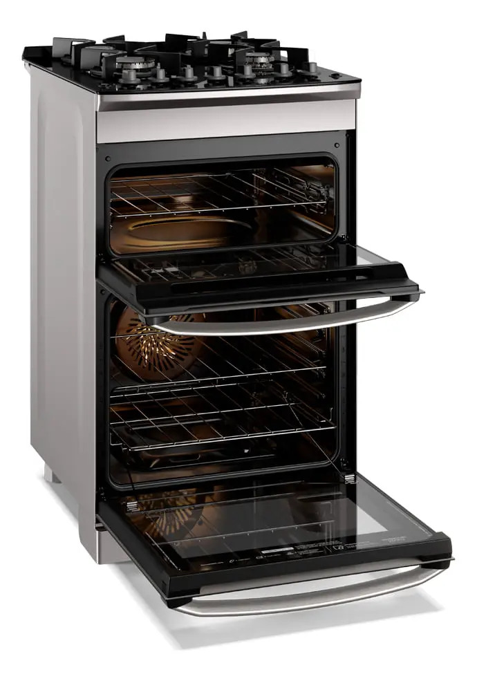 Fogão 4 bocas Electrolux Cinza Experience Mesa de Vidro 3