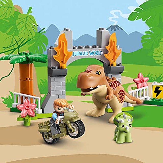 LEGO Jurassic World - Fuga dos Dinossauros T. Rex e Triceratops 2