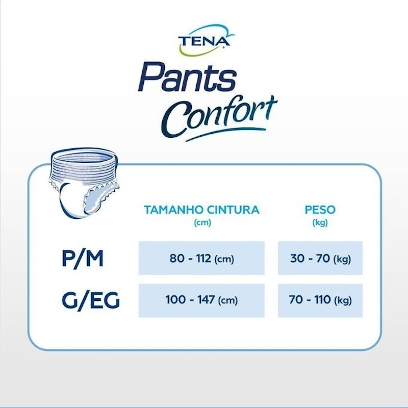 Roupa Íntima Tena Pants Confort 5