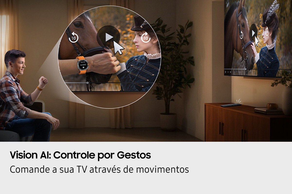 Vision AI TV 43 Polegadas Neo QLED 4K QN90F 2025 4