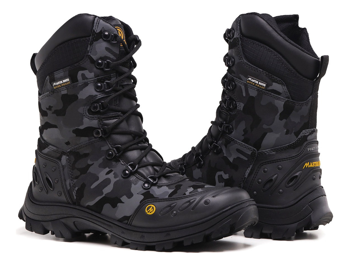 Bota Masculina Motociclista Coturno Cano Alto 3