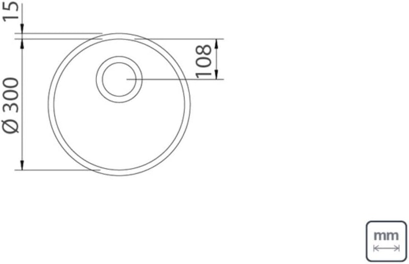 Cuba de Embutir Basic 30 BL 2