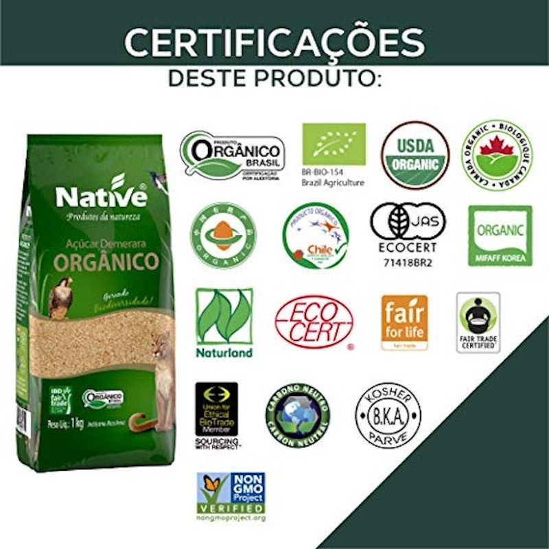 Açúcar Demerara Native Orgânico (1 kg) 3