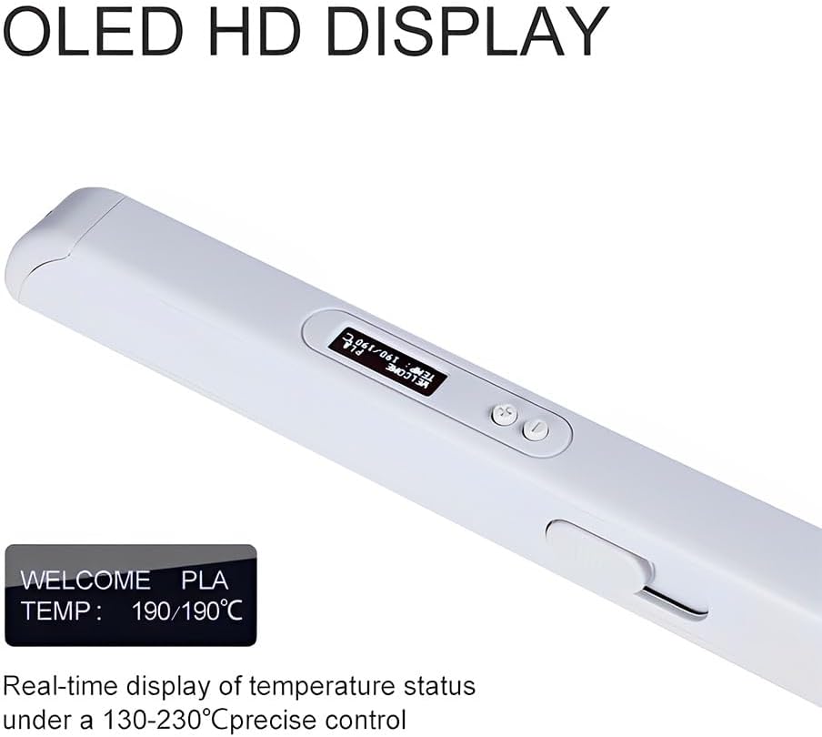 Caneta 3D RP800A com Tela OLED 2