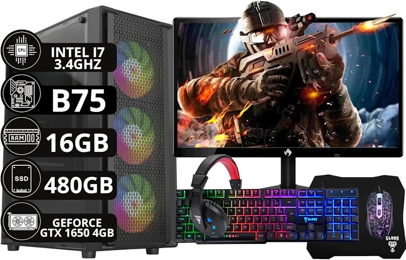 PC Gamer Completo Intel Core i7 Option 1