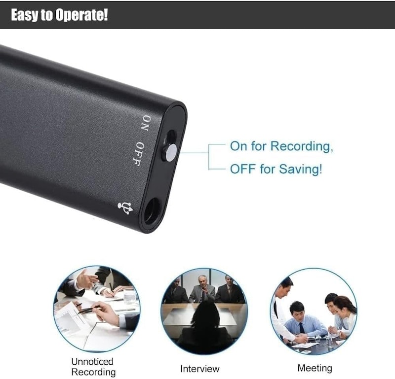 Mini Gravador Digital 8 GB Star Import 3