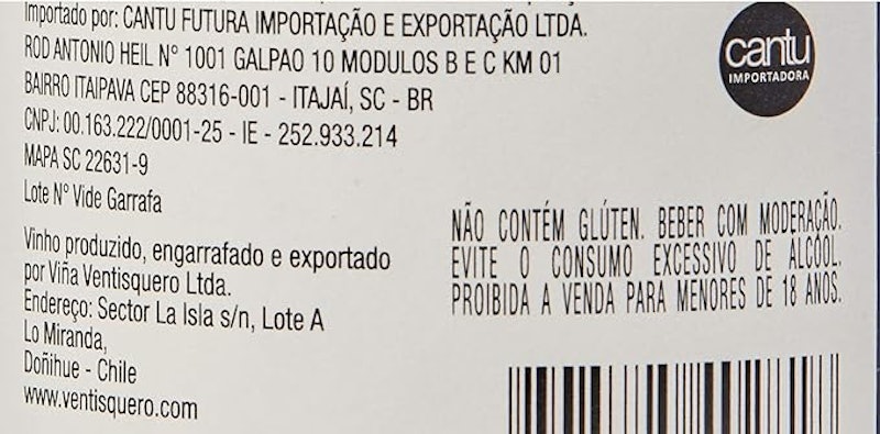 Vinho Tinto Chileno Ventisquero Clásico Carmenere 750ml 2