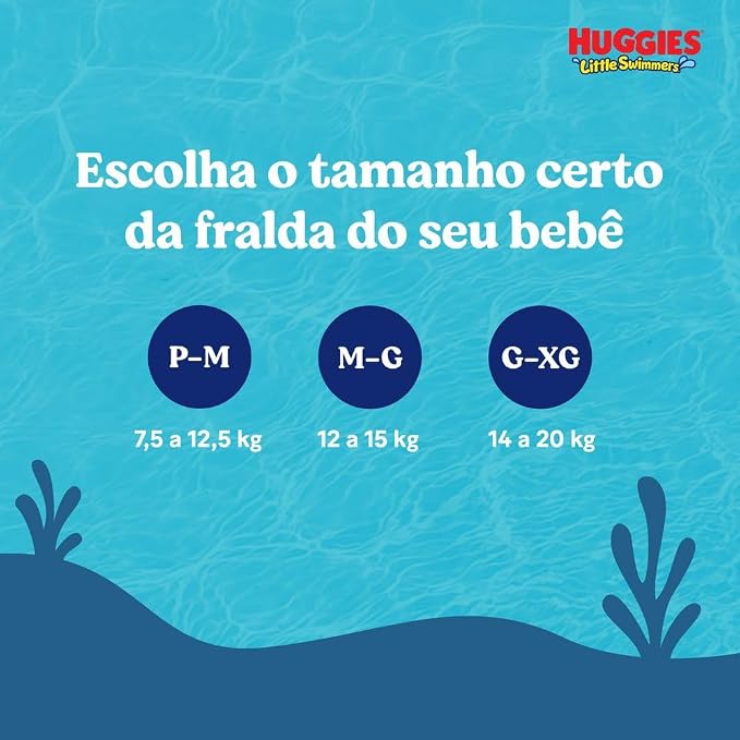 Fralda Huggies® Little Swimmers G/XG 3