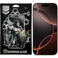 Gshield Película Defender Glass Preta para iPhone 16 Pro Max