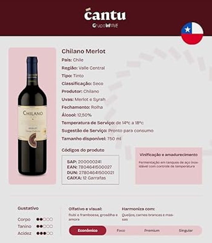 Vinho Merlot 2