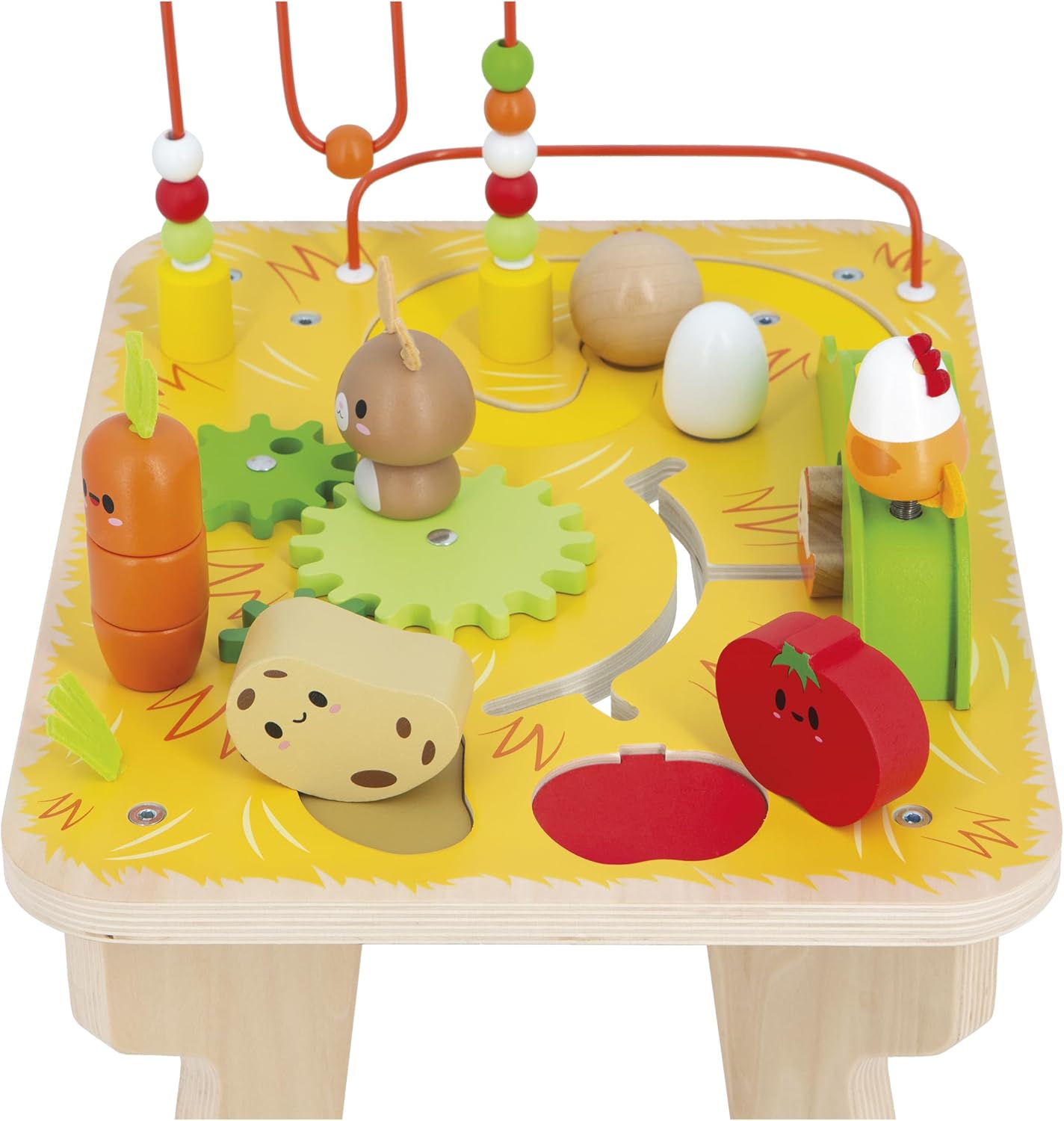 Mesa de Atividades de Madeira Fazendinha Janod 3