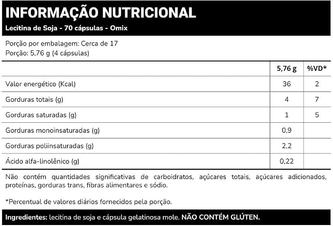Lecitina de Soja Omix 1000 mg 3