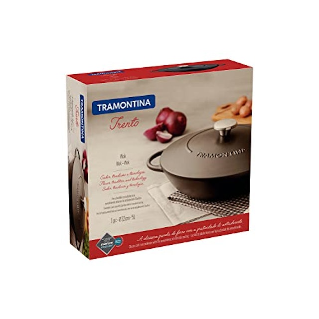 Panela Wok Tramontina Trento em Ferro Esmaltado 5