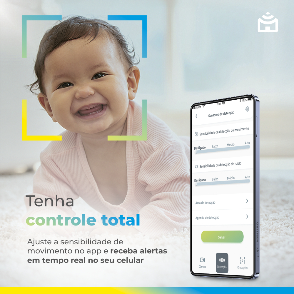 Smart Câmera 360° Bot Wi-Fi 2ª Geração 5