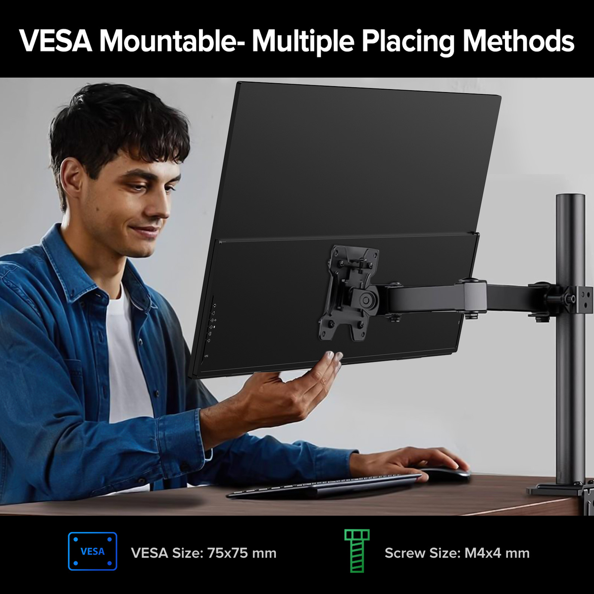 Monitor Portátil 24,5” 2K  5