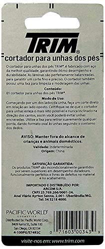 Cortador de Unhas Pés Grande Aço Reforçado 2