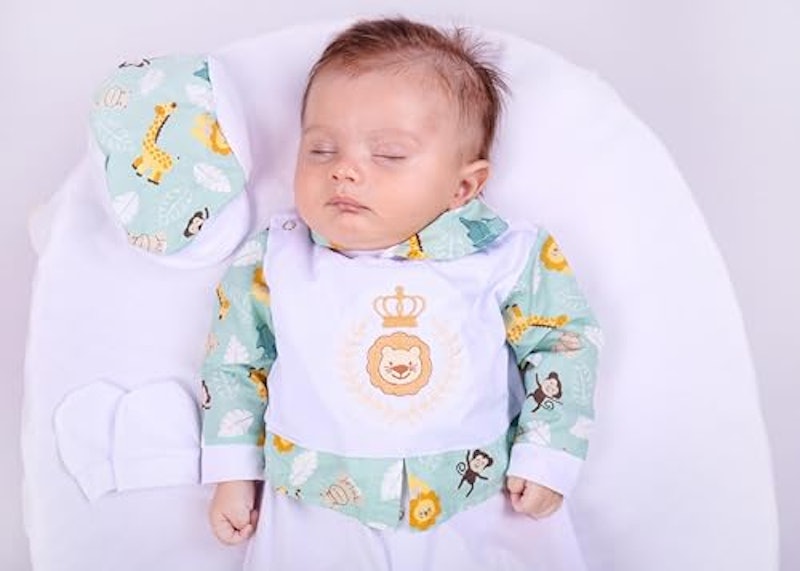 Saída de Maternidade Menino João Savana Safari 4 Peças 2