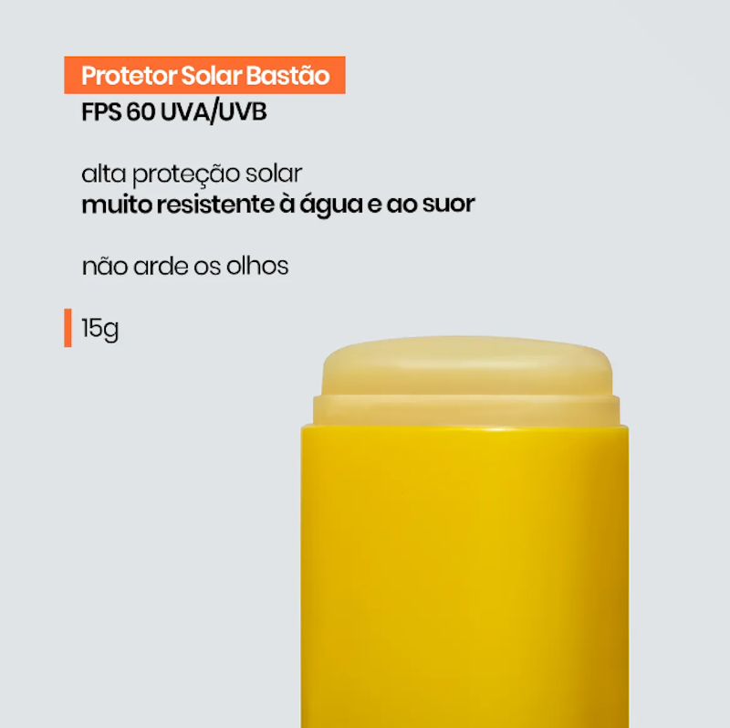Protetor Solar Bastão FPS 60 Muito Resistente 3