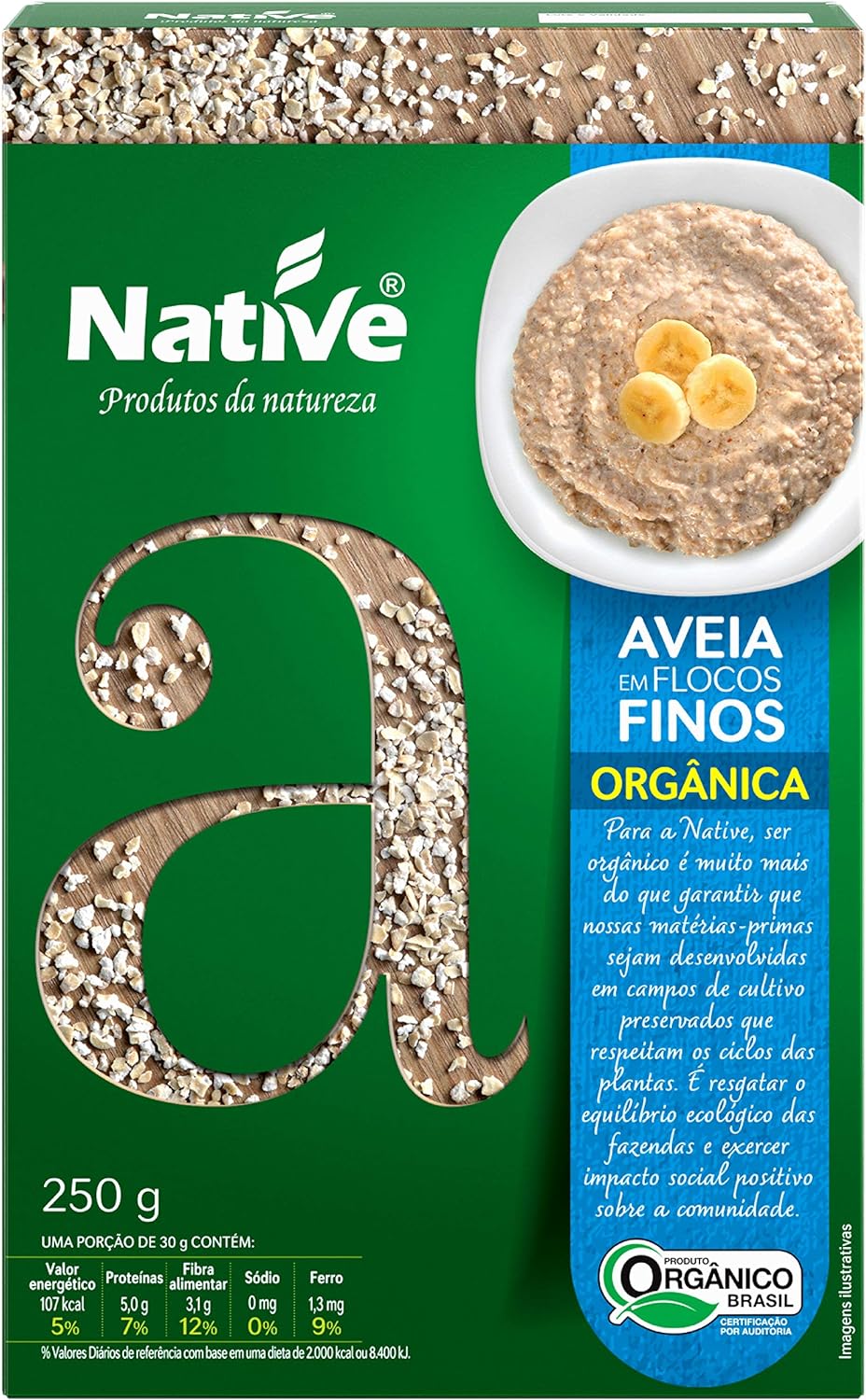 Top 10 Melhores Aveias em Flocos em 2026 (Native, Grings e mais) 2