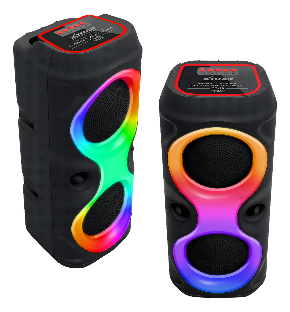 Caixa de Som Multimídia sem Fio RGB 3
