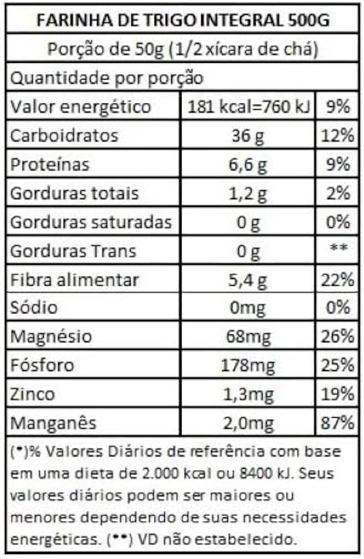 Farinha de Trigo Integral Grings 2