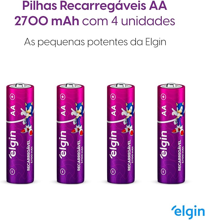 Pilha Recarregável AA 2