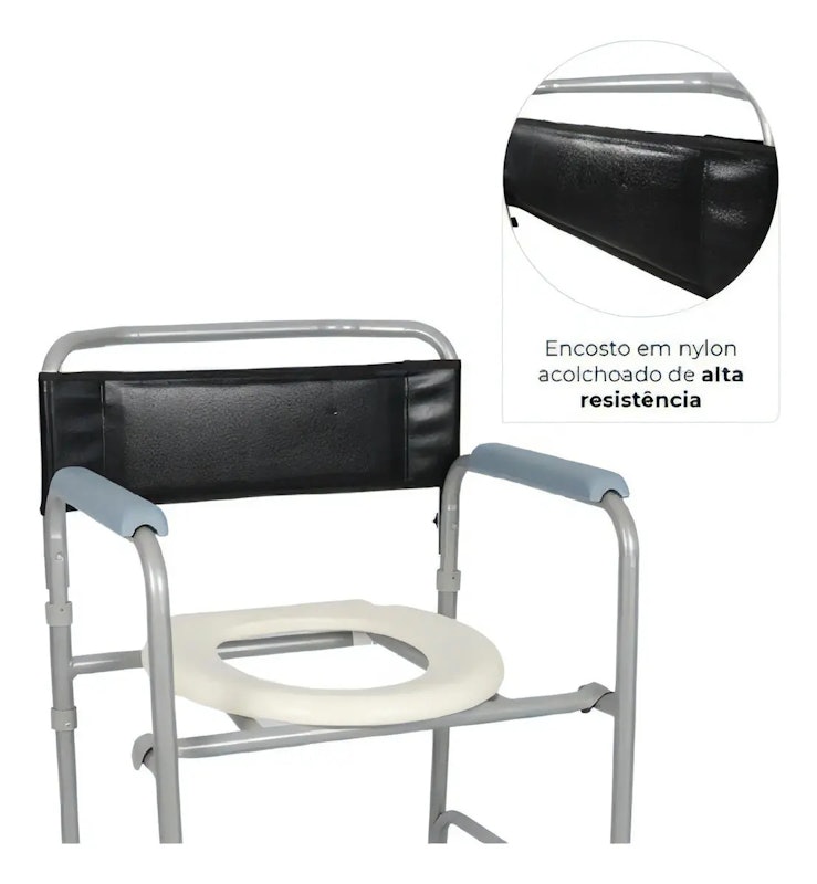 Cadeira de Banho Higiênica Dobrável 3