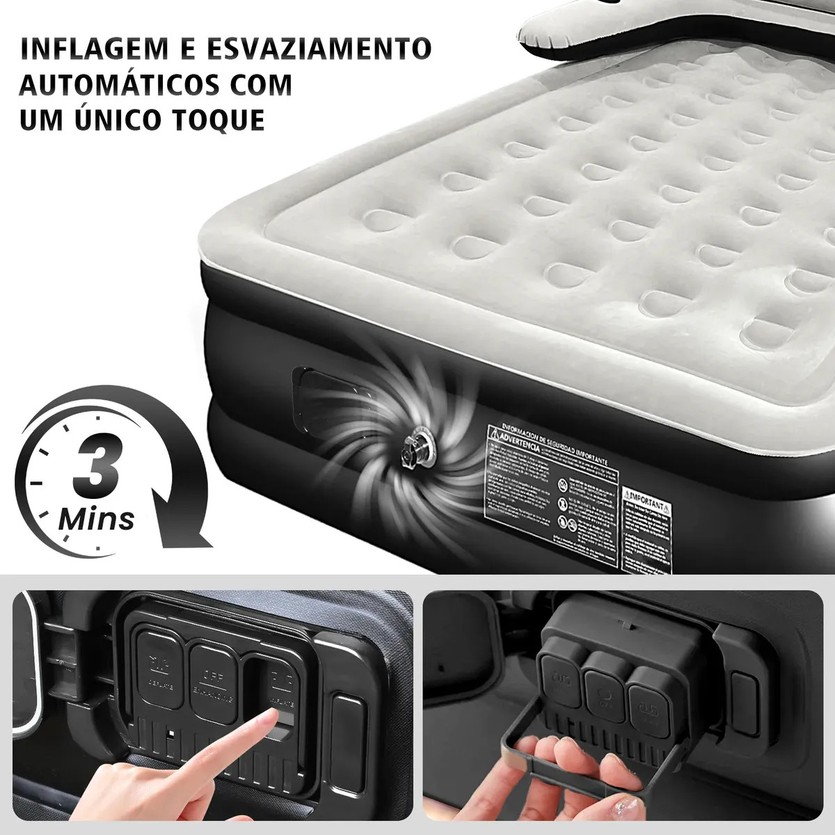 Colchão Inflável Casal Trailabo 2