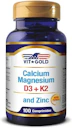 Cálcio, Magnésio, Zinco com Vitamina D3 e K2