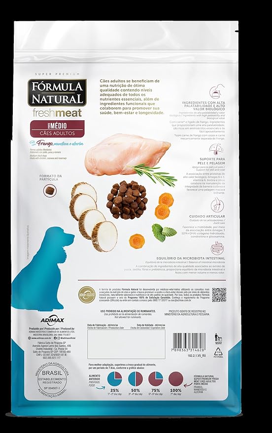 Ração Fórmula Natural Super Premium Fresh Meat  4