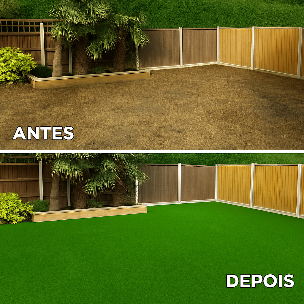 Grama Sintética Artificial 12 mm com Proteção UV e Anti-Fungo (10m²) 2