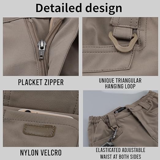 Calça Tática Masculina de Trabalho Resistente à Água 2