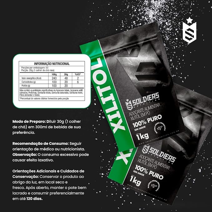 Xylitol 1 kg - 100% Puro 2